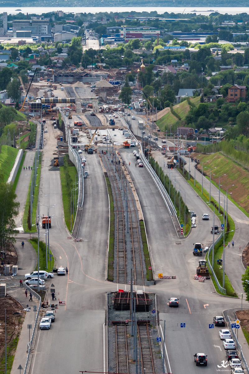 Kazany — Big tram circle; Kazany — Construction of tram line "SunCity — Boriskovo"