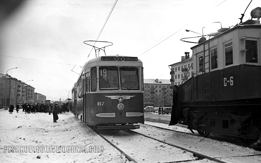 Samara, KTM-2 № 817; Samara, GET № СН-06; Samara — Historical photos — Tramway and Trolleybus (1942-1991)