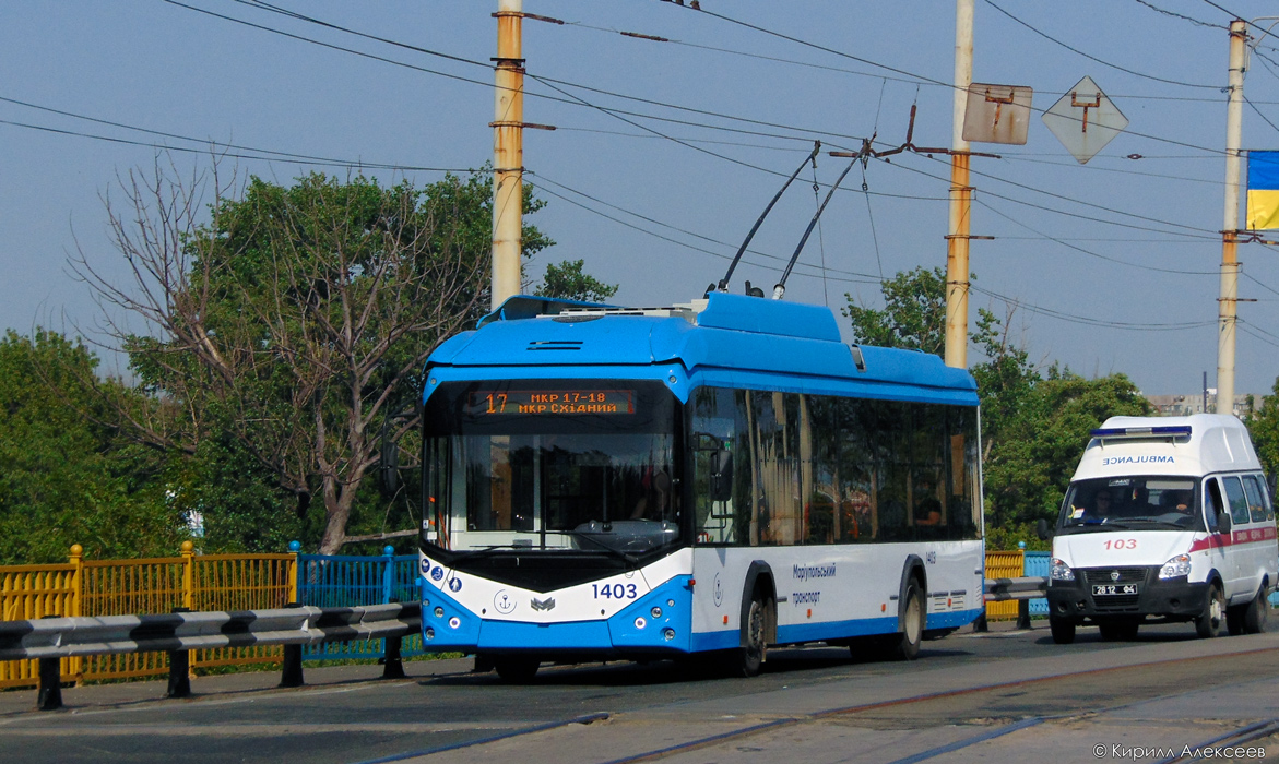 Mariupol, AKSM 321 (BKM-Ukraine) č. 1403