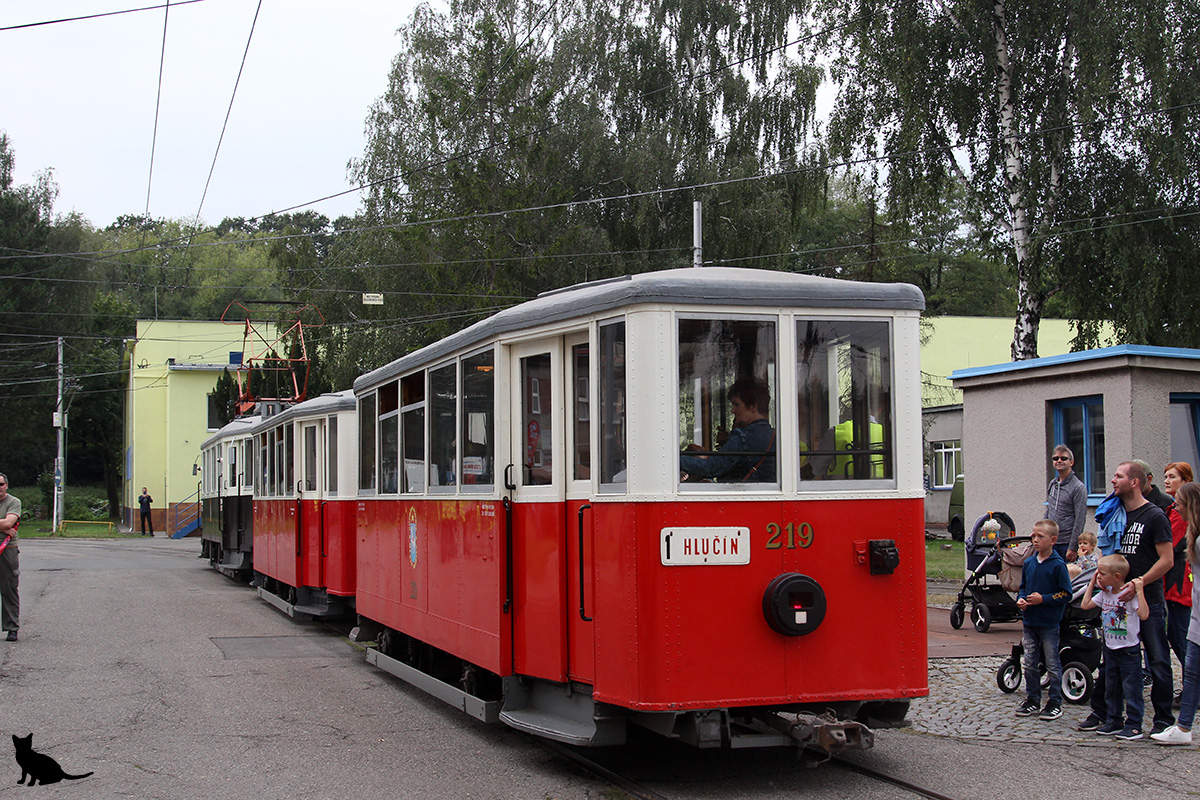 Ostrava, KPS 2-axle trailer car № 219; Ostrava — Ostrava public transport workers' day 2019