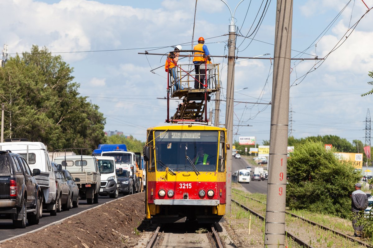 Barnaula, Tatra T6B5SU № 3215; Barnaula — Repair of ways