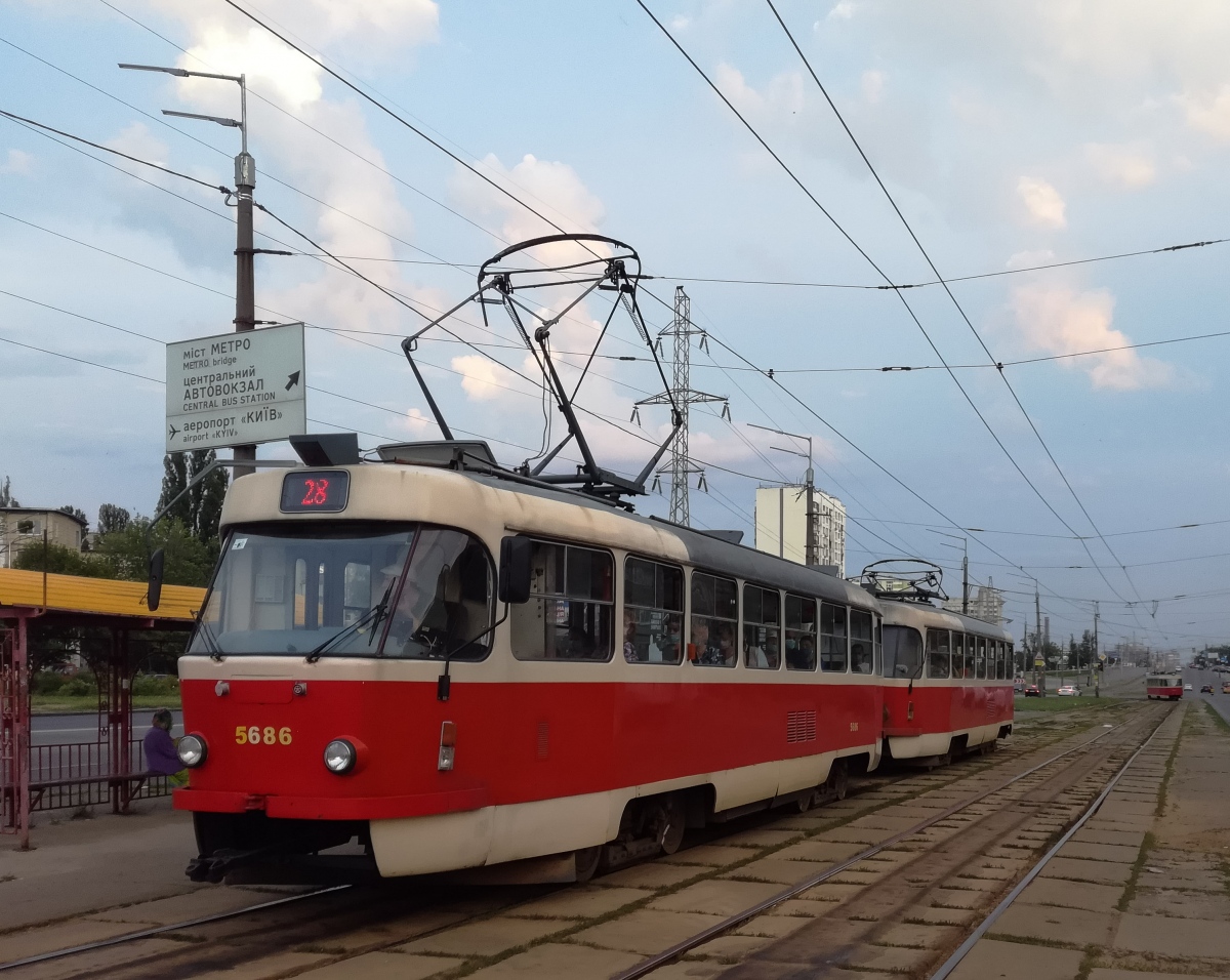 Киев, Tatra T3SUCS № 5686