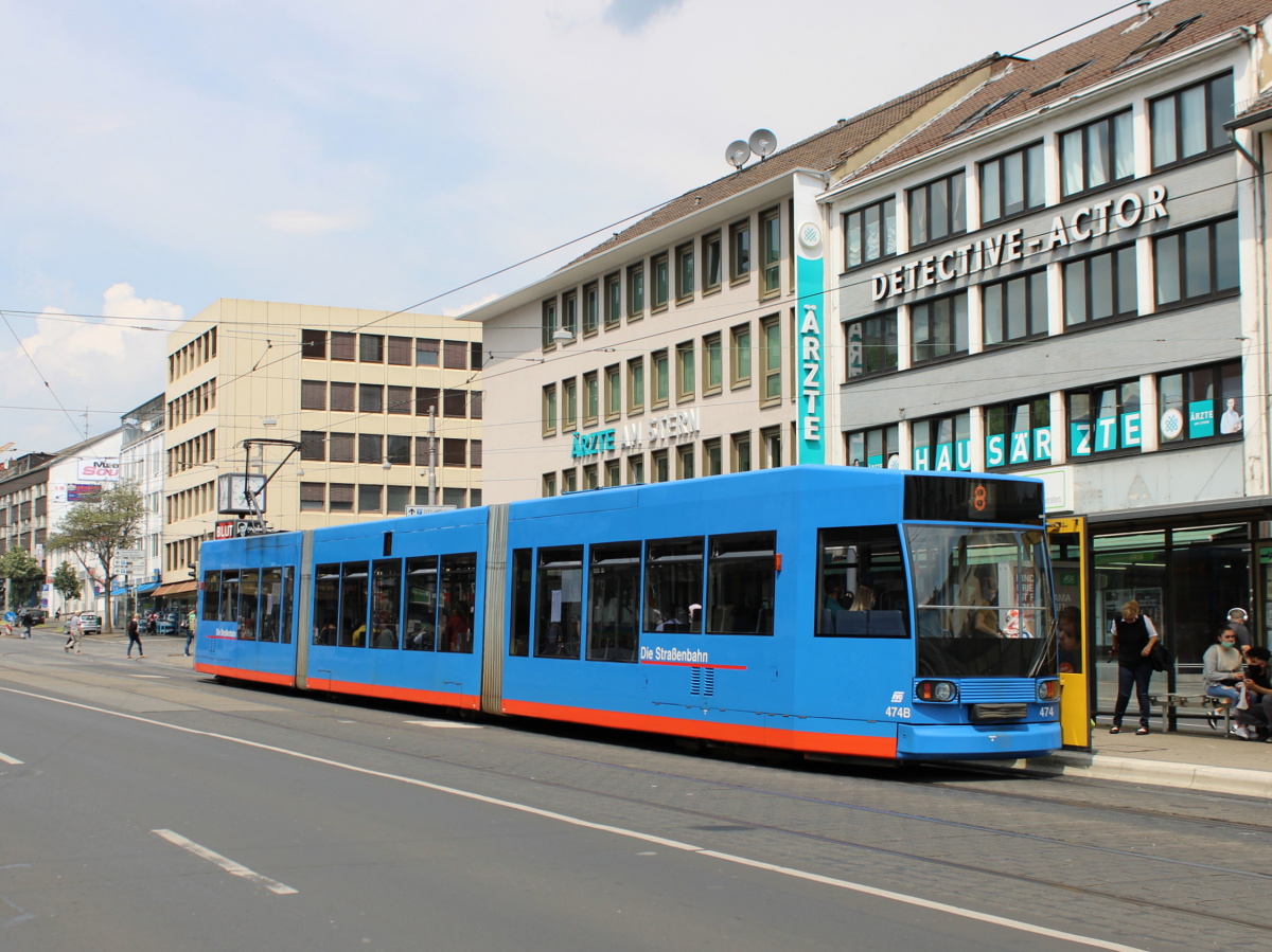 Kassel, Duewag NGT6C № 474