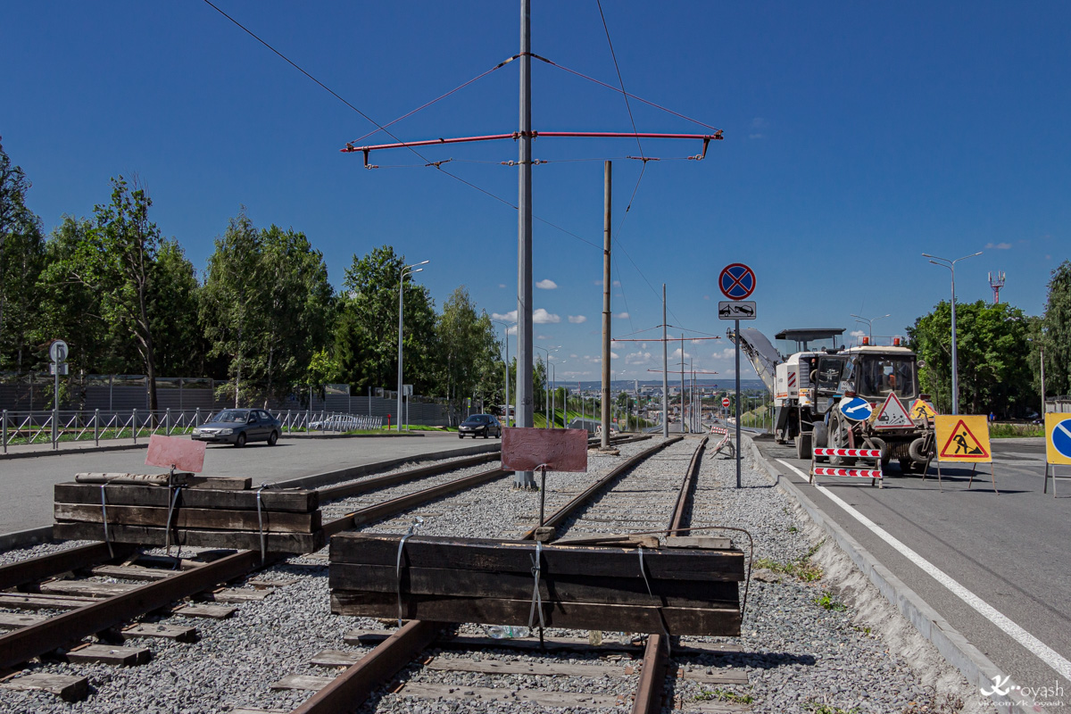 Kazań — Construction of tram line "SunCity — Boriskovo"