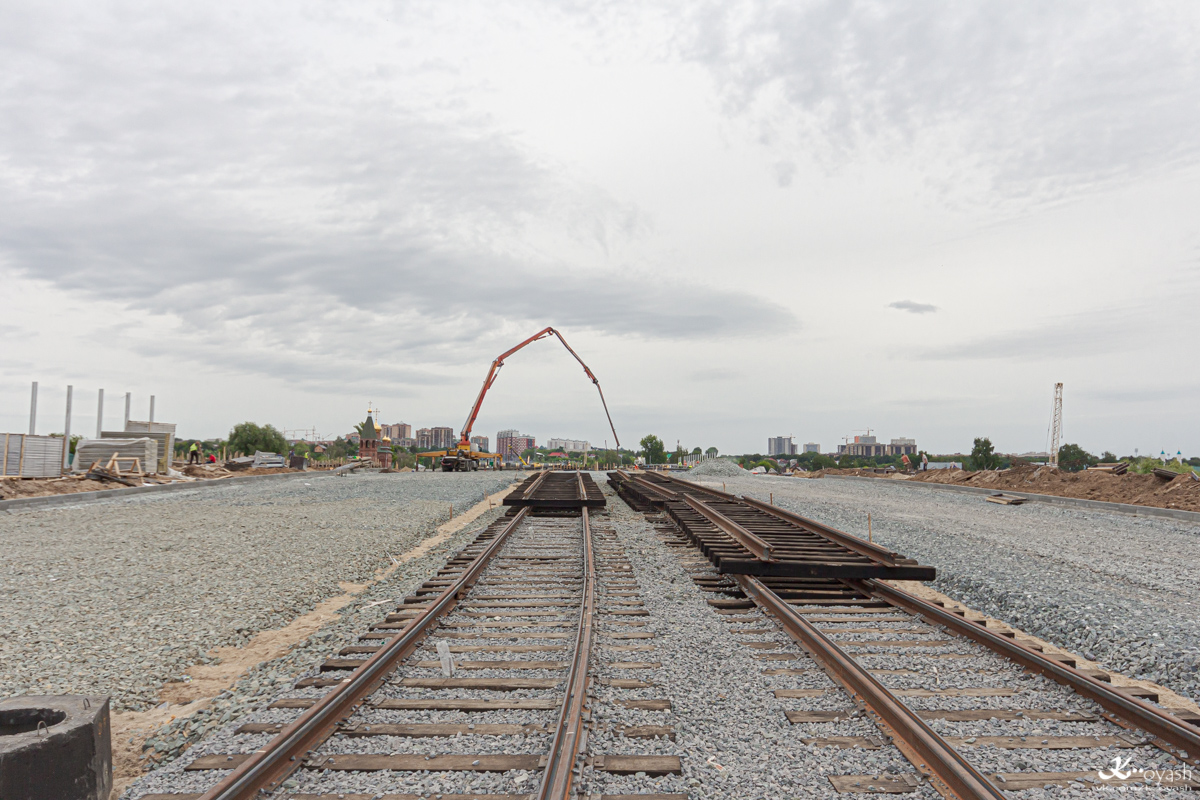 Kazan — Construction of tram line "SunCity — Boriskovo"