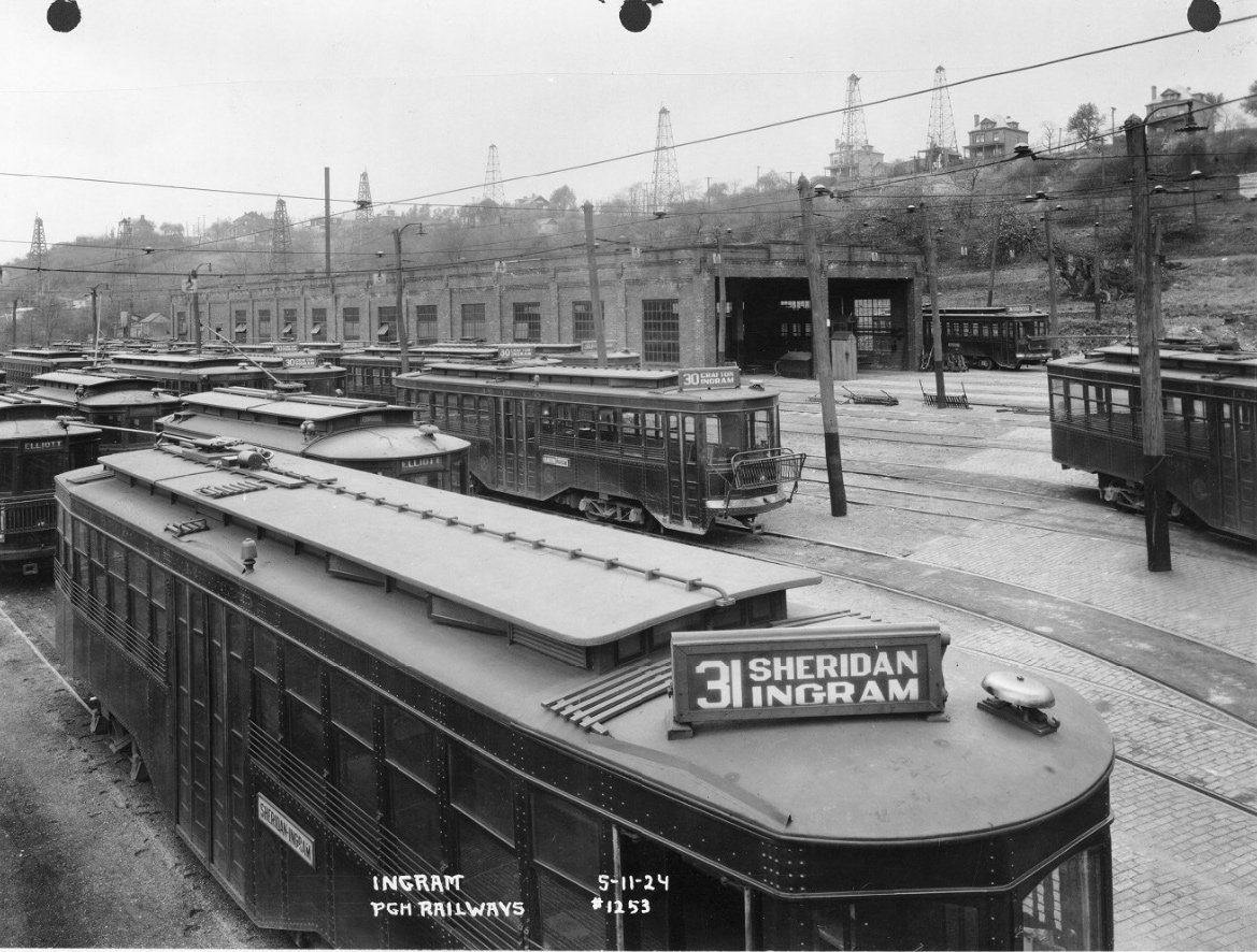 Питтсбург, PA — Трамвайные депо