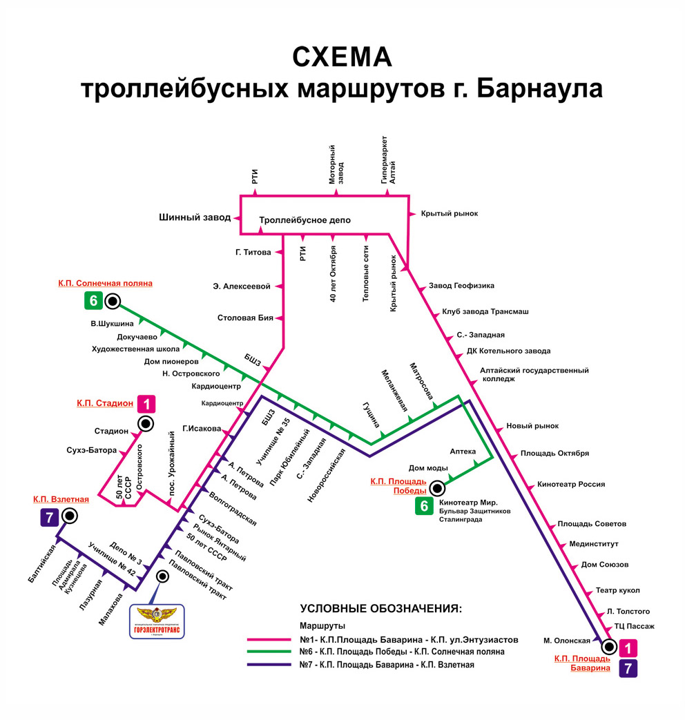 Barnaul — Maps