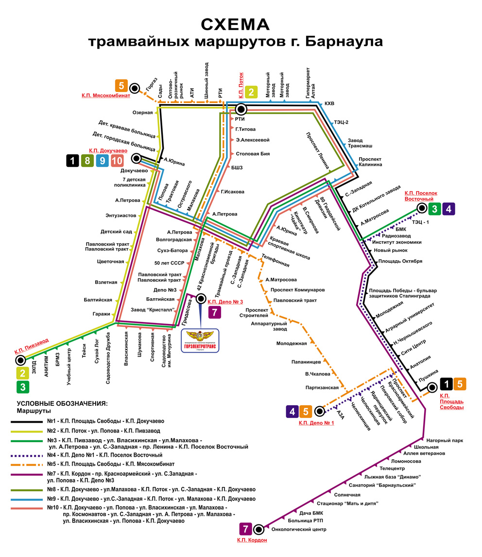 Barnaul — Maps