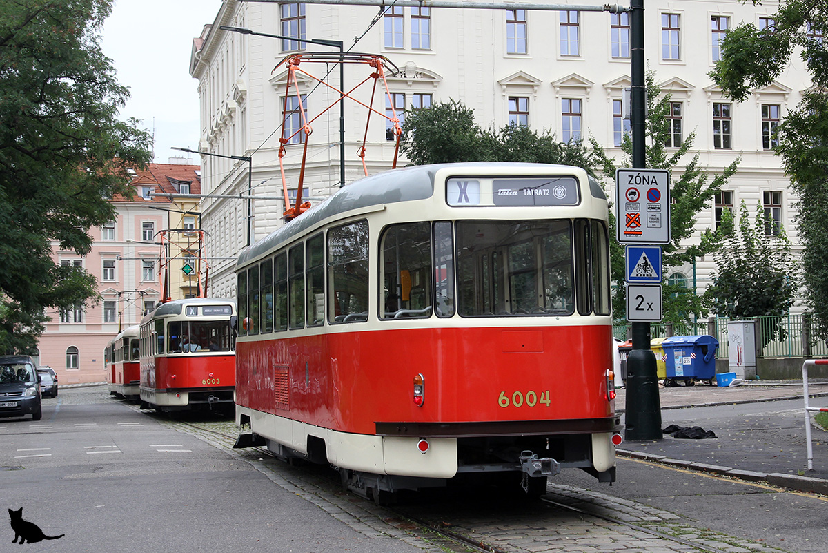 Prague, Tatra T2R № 6004; Prague — Photo trip "T2 tramways near Prague castle"