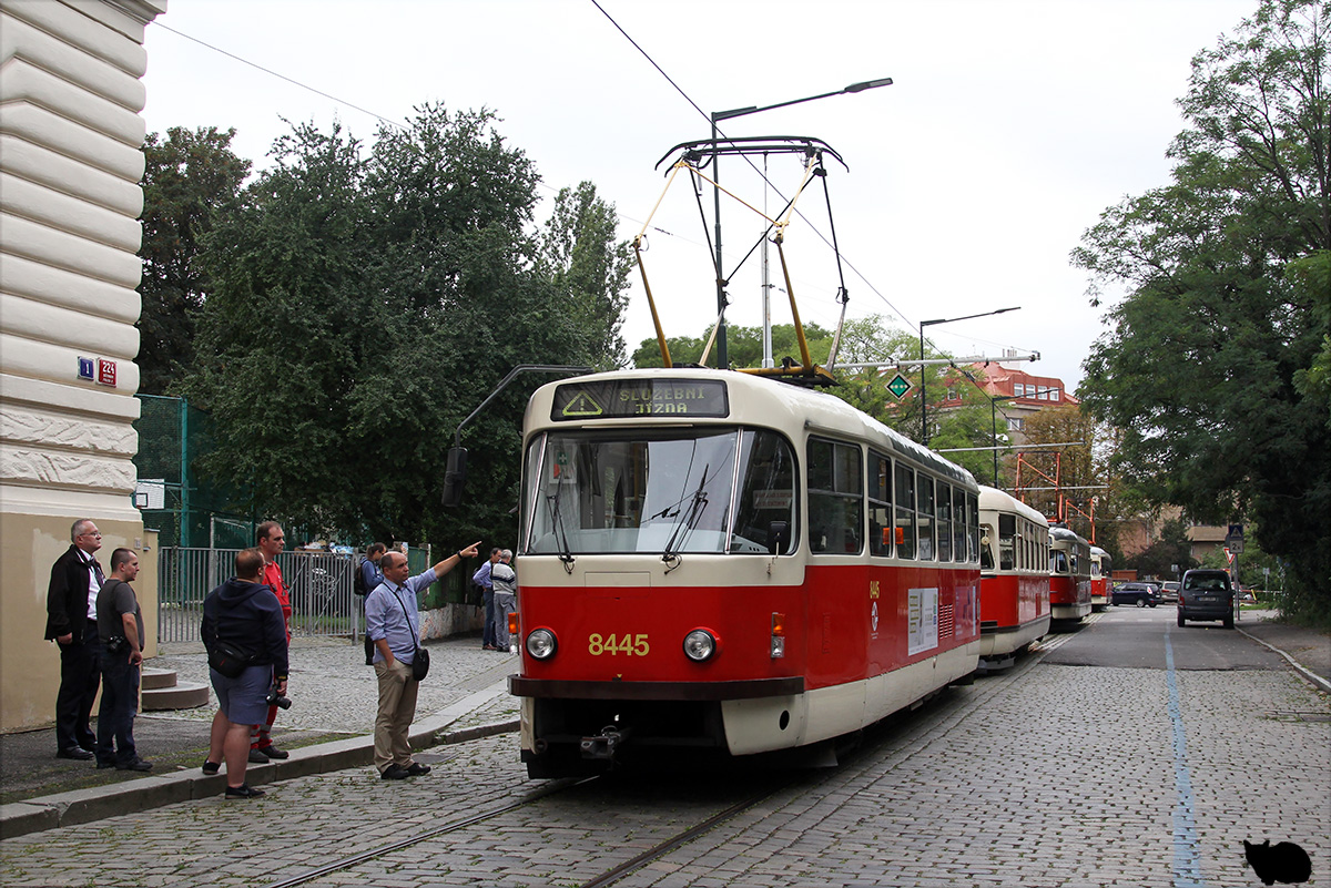 Prague, Tatra T3R.P № 8445; Prague — Photo trip "T2 tramways near Prague castle"
