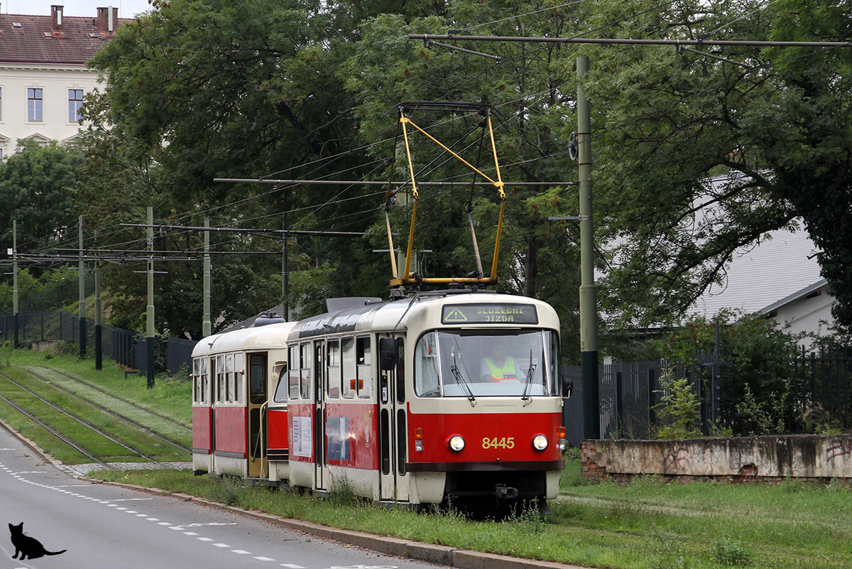 Praha, Tatra T3R.P # 8445; Praha — Photo trip "T2 tramways near Prague castle"