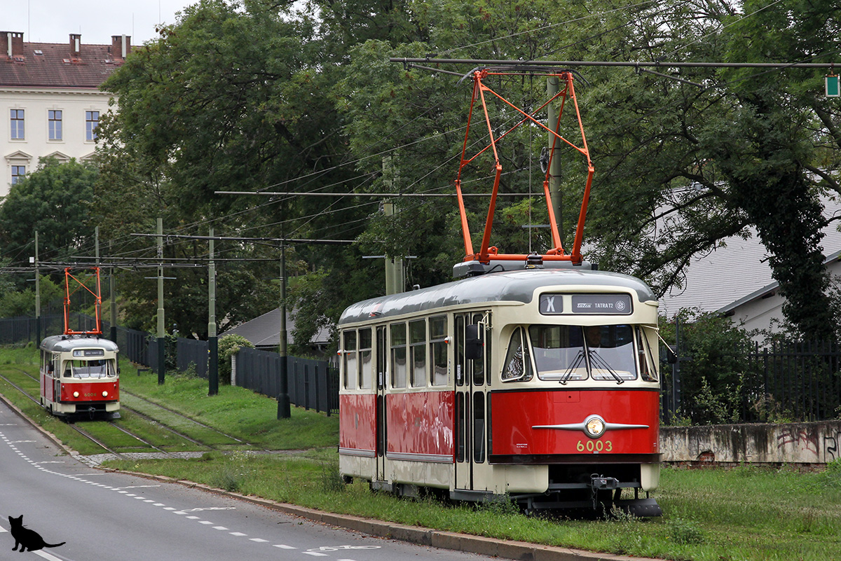 Prag, Tatra T2R Nr. 6003; Prag — Photo trip "T2 tramways near Prague castle"