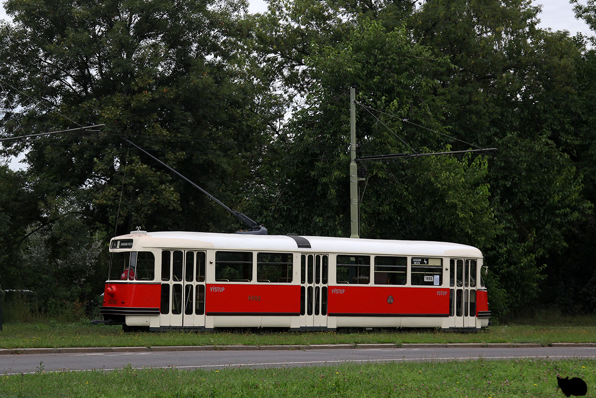 Praga, Tatra T2 Nr. 6002; Praga — Photo trip "T2 tramways near Prague castle"