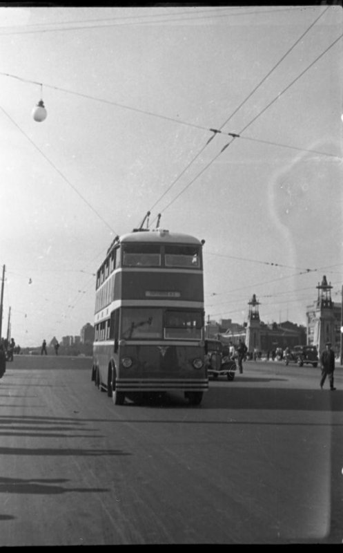 Moscow, English Electric № 1000; Moscow — Historical photos — Double-Decker trolleybuses (1937-1953)