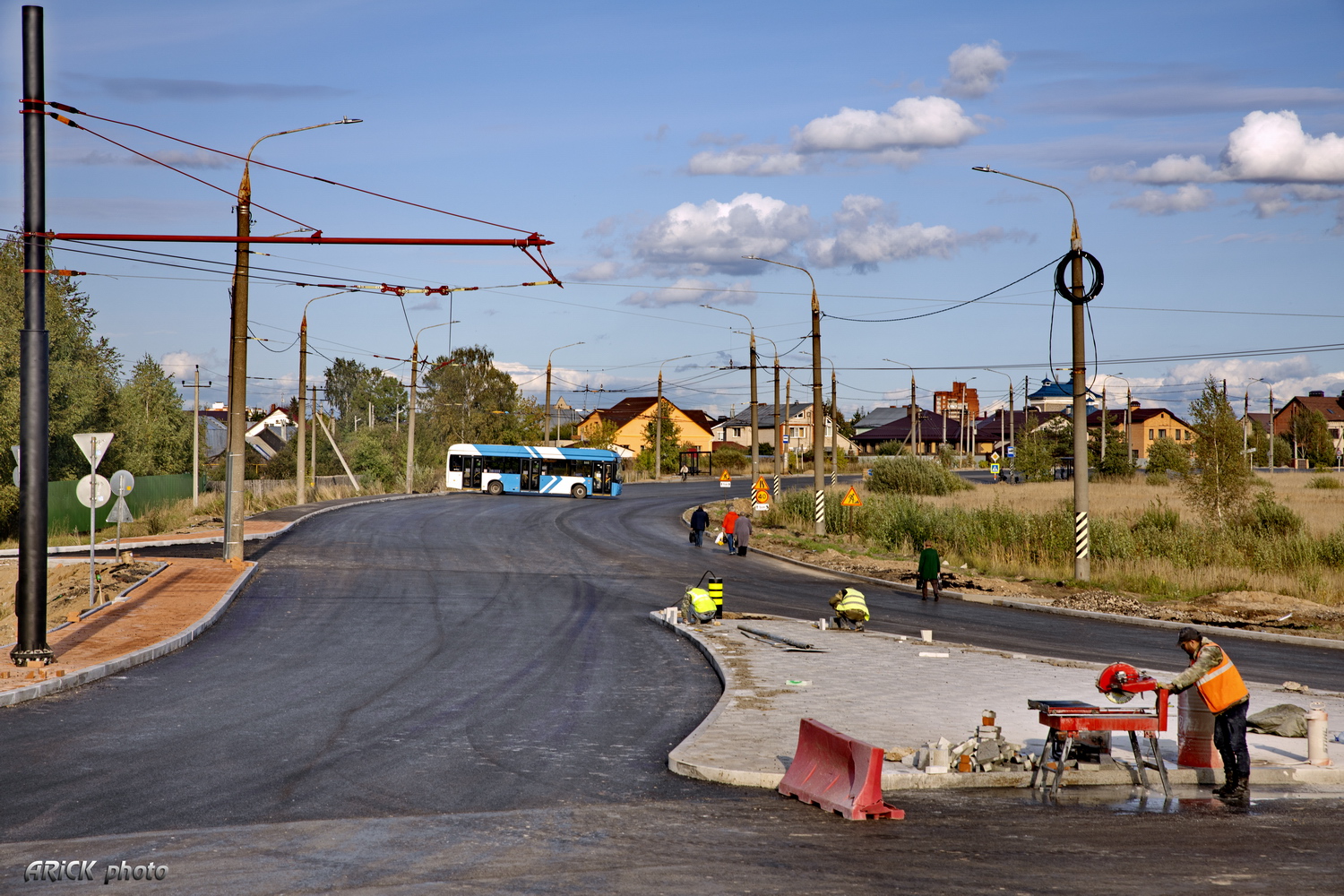 Iwanowo — Reconstruction of the road to the airport (2020)