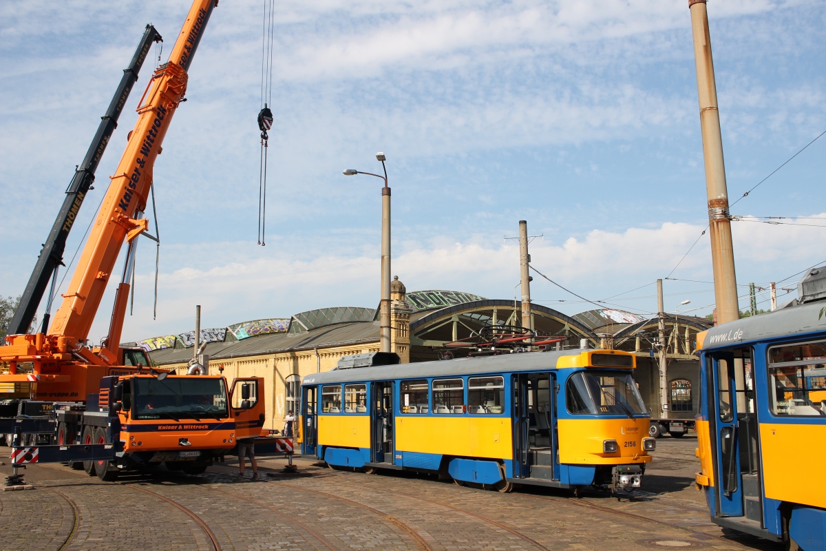 萊比錫, Tatra T4D-M1 # 2156; 萊比錫 — Handover of Tatra trams to Ukraine