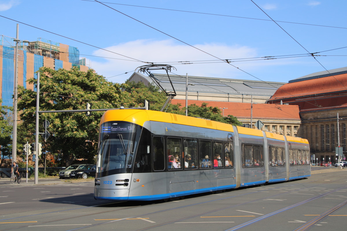 Лейпциг, Solaris Tramino Leipzig (NGT10) № 1023