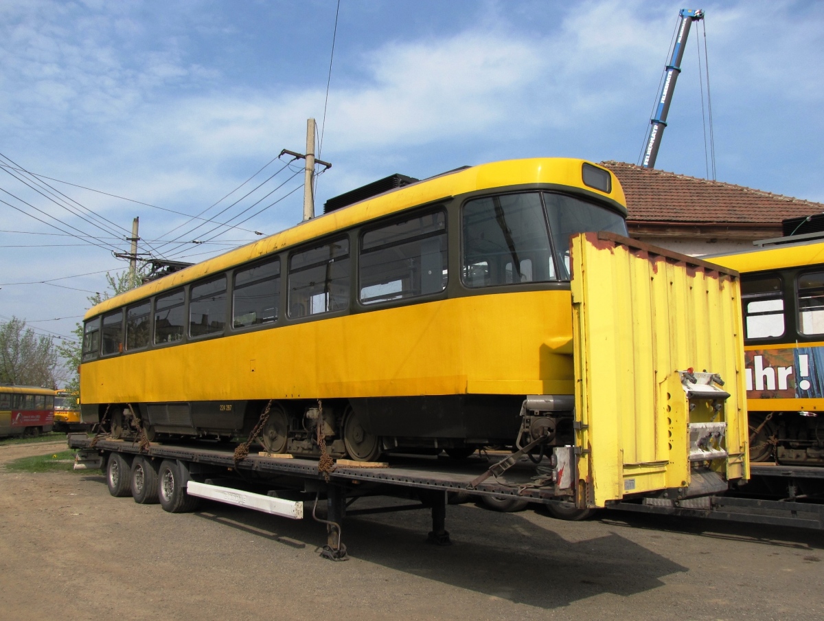 Botosani, Tatra T4D-MT č. BT-344; Botosani — Delivery of modernized Tatra T4D-MT tram cars from Dresden (28.04.2011)