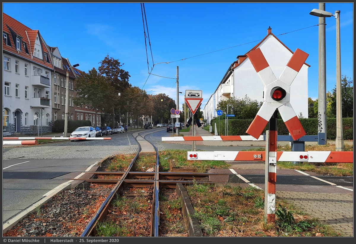 Halberstadt — Tram lines and infrastructure • Straßenbahnstrecken und Infrastruktur