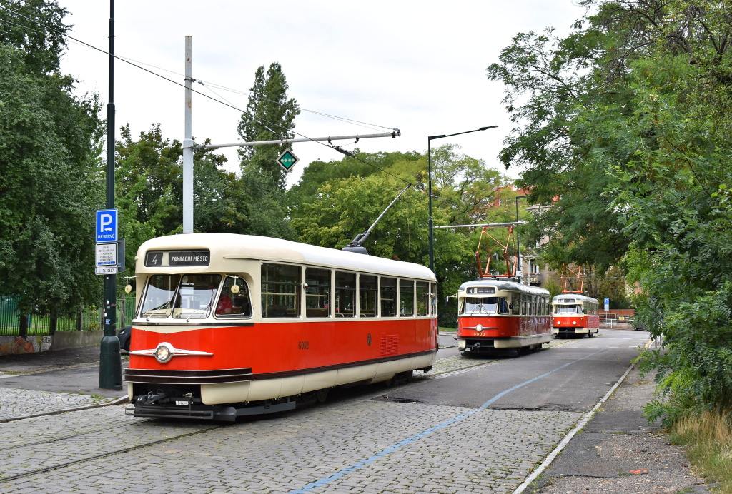 Praga, Tatra T2 nr. 6002; Praga — Photo trip "T2 tramways near Prague castle"