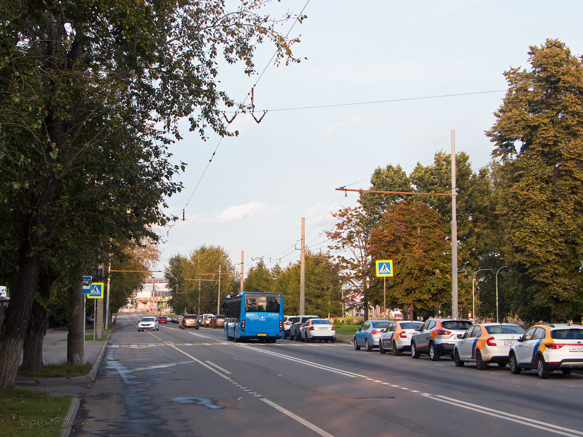 Moszkva — Closed trolleybus lines; Moszkva — Trolleybus lines: South-Eastern Administrative District