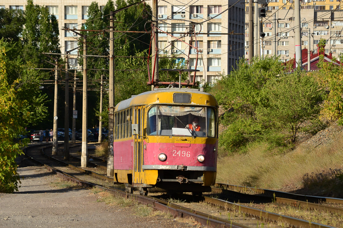 Volgograd, Tatra T3SU (2-door) nr. 2496
