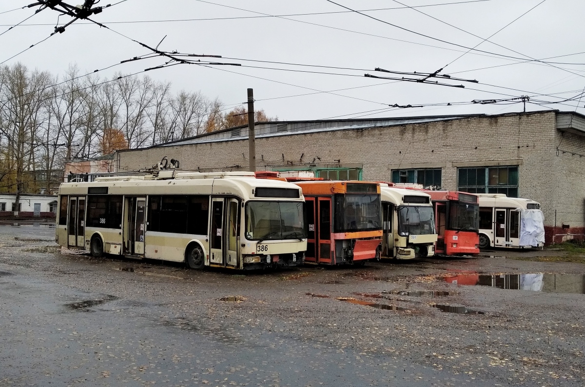 Tomsk, BKM 321 # 386; Tomsk — Trolleybus Depot