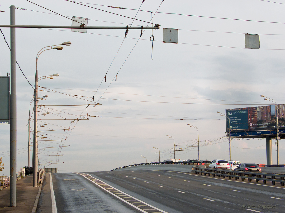 Moscou — Closed trolleybus lines; Moscou — Trolleybus lines: South-Eastern Administrative District