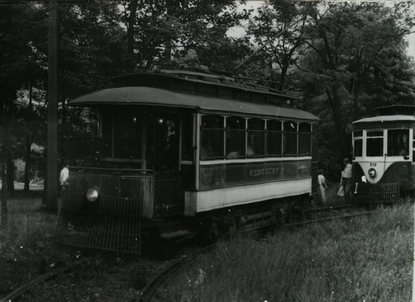 Ковингтон, Двухосный моторный Brownell № Kentucky; Ковингтон — Special Railfans Trip on July 18, 1950