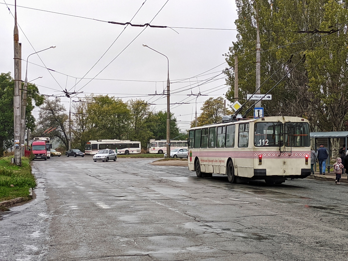Запорожье, ЗиУ-682В [В00] № 112; Запорожье — Троллейбусные конечные станции