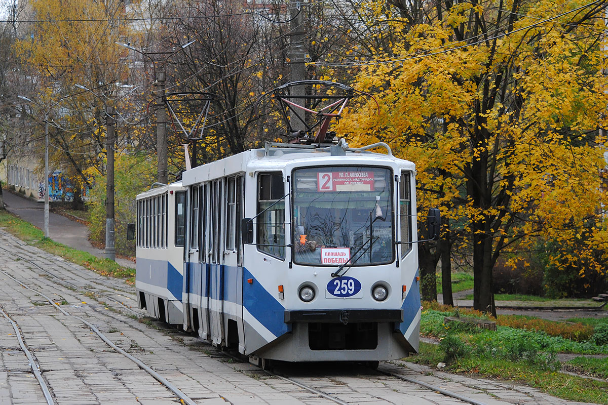 Szmolenszk, 71-608KM — 259; Szmolenszk — Shuttle traffic of trams during the repair of Nikolaev Street