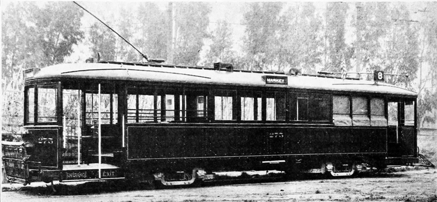 San Francisco Bay Area, Elkton 4-axle motor car Nr 275