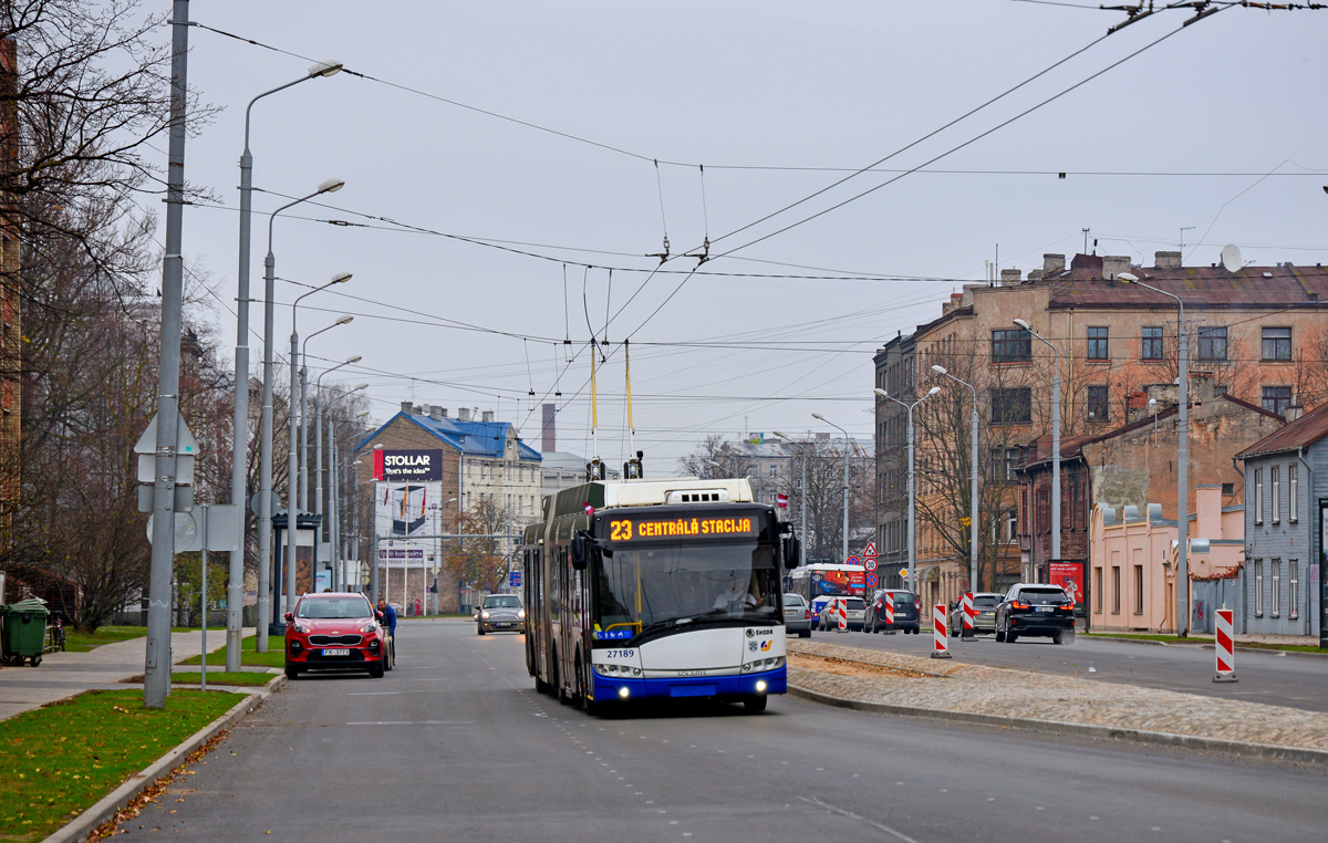 Рига, Škoda 27Tr Solaris III № 27189