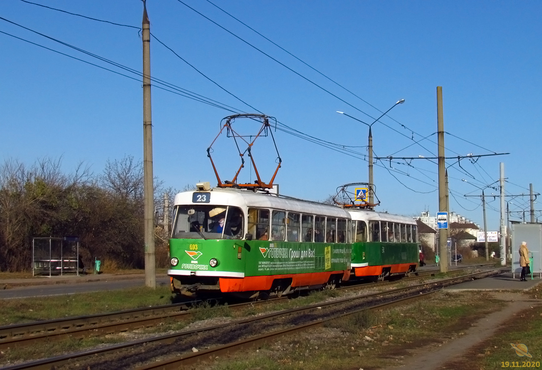 Kharkiv, Tatra T3SU N°. 693