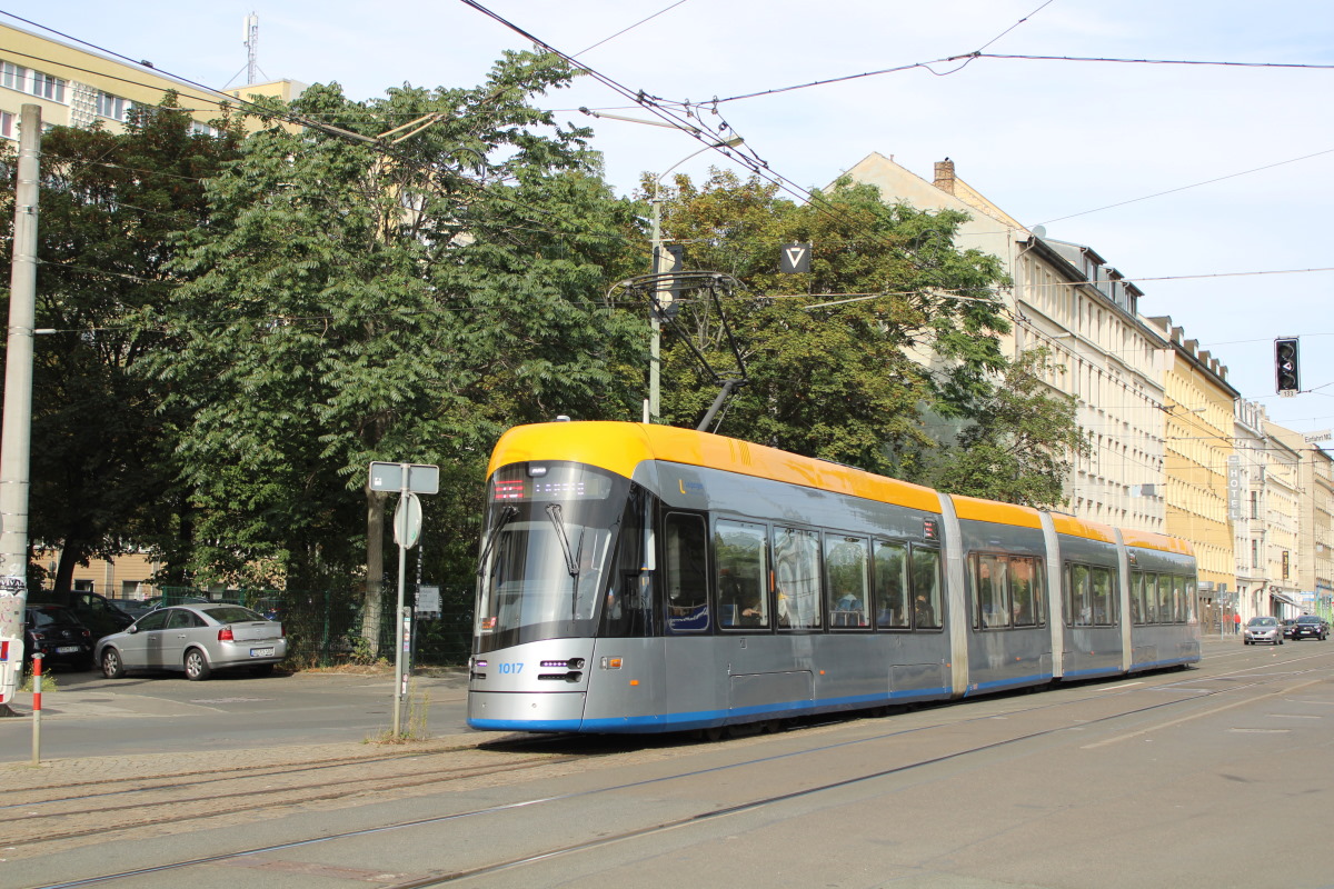 Лейпциг, Solaris Tramino Leipzig (NGT10) № 1017