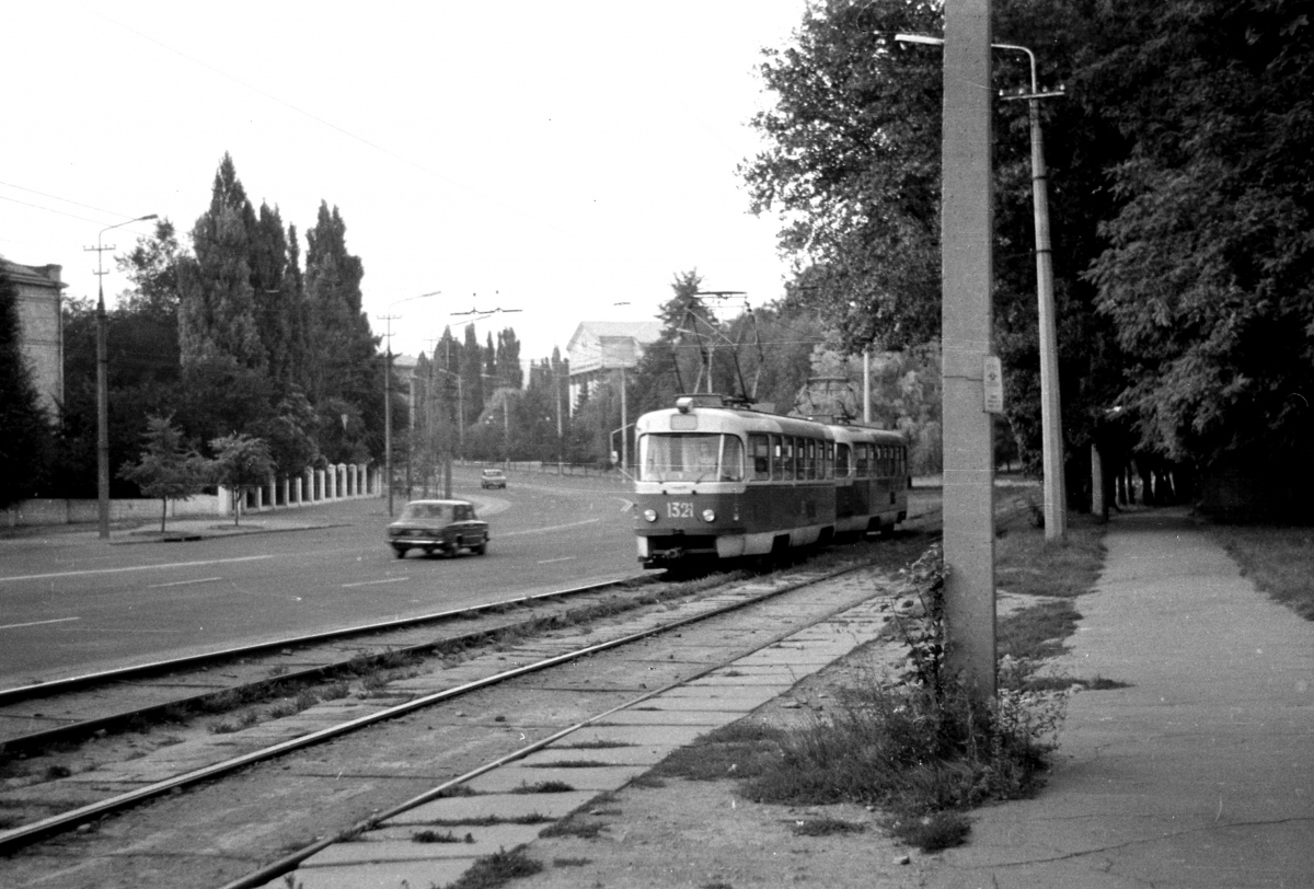 Dnipro, Tatra T3SU # 1321; Dnipro — Old photos: Tram