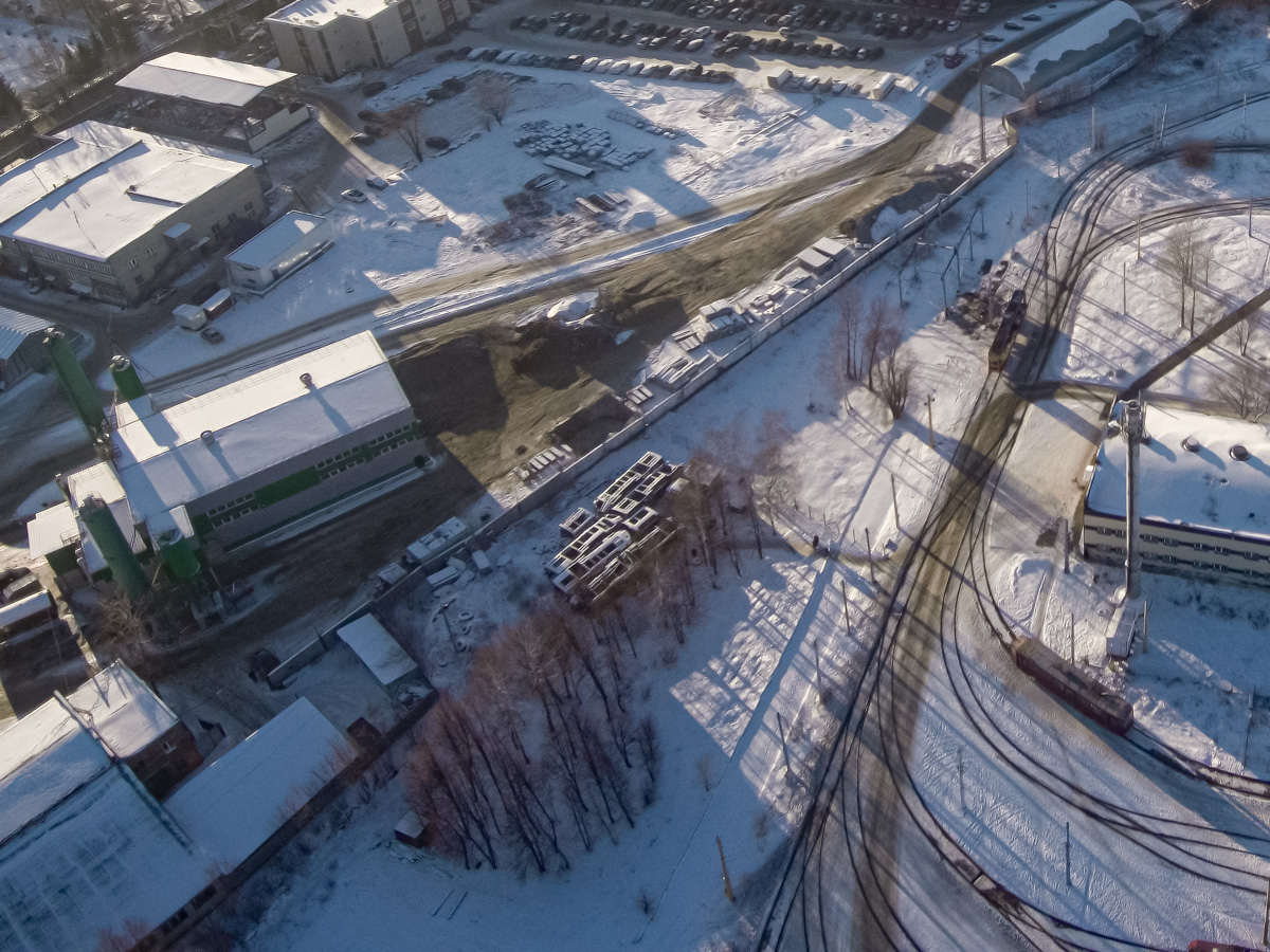 Kazan — Kabushkin tram depot; Kazan — Photos from a height