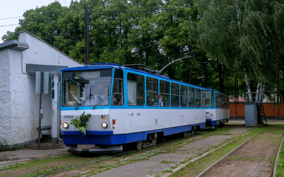 Riga, Tatra Т3MR (T6B5-R) — 35054