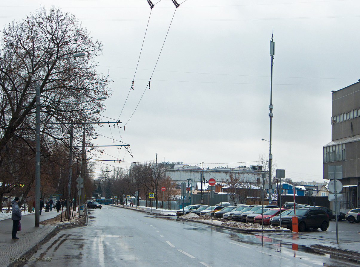 Moscou — Closed trolleybus lines; Moscou — Trolleybus lines: South-Eastern Administrative District