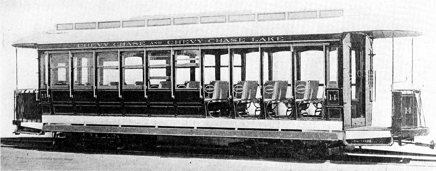 Washington, DC, Brill 4-axle motor car № 14; Washington, DC — Old photos