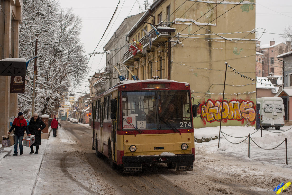 Чернівці, Škoda 14Tr02/6 № 274