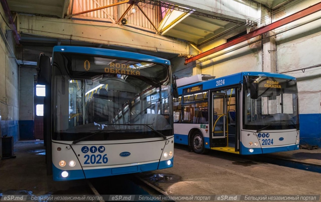 Bălți, Dnipro T203 Nr. 2026; Bălți, Dnipro T203 Nr. 2024; Bălți — New Dnipro-T203 trolleybuses 2021