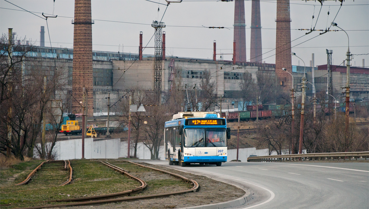 Мариуполь, Дніпро Т103 № 207; Мариуполь — Трамвайные линии и инфраструктура; Мариуполь — Троллейбусные линии и кольца