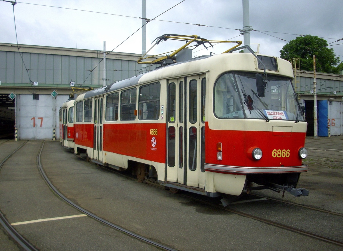 Прага, Tatra T3 № 6866