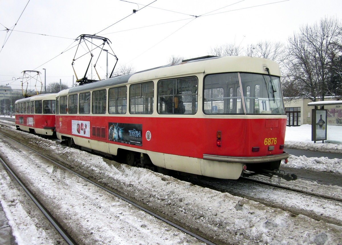 Prague, Tatra T3 № 6876