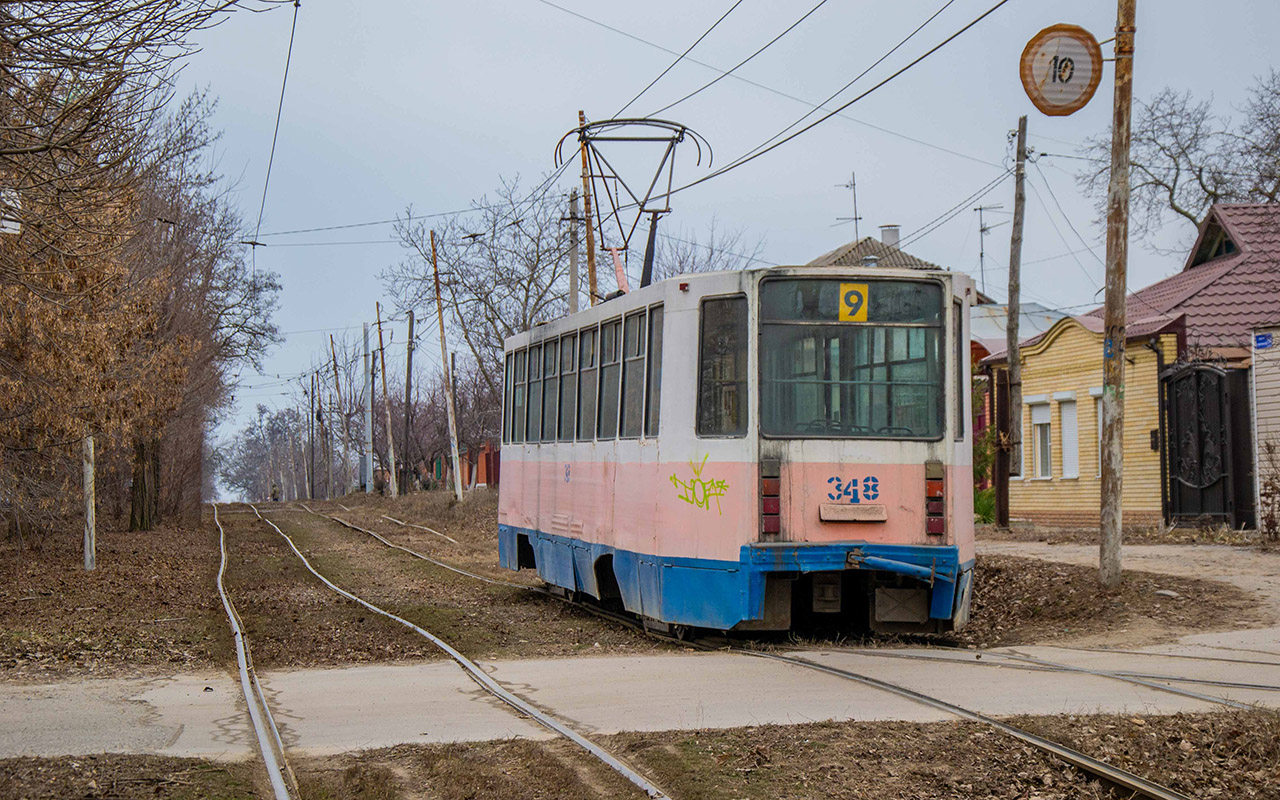 Taganrog, 71-608K Nr. 348; Taganrog — Tram lines