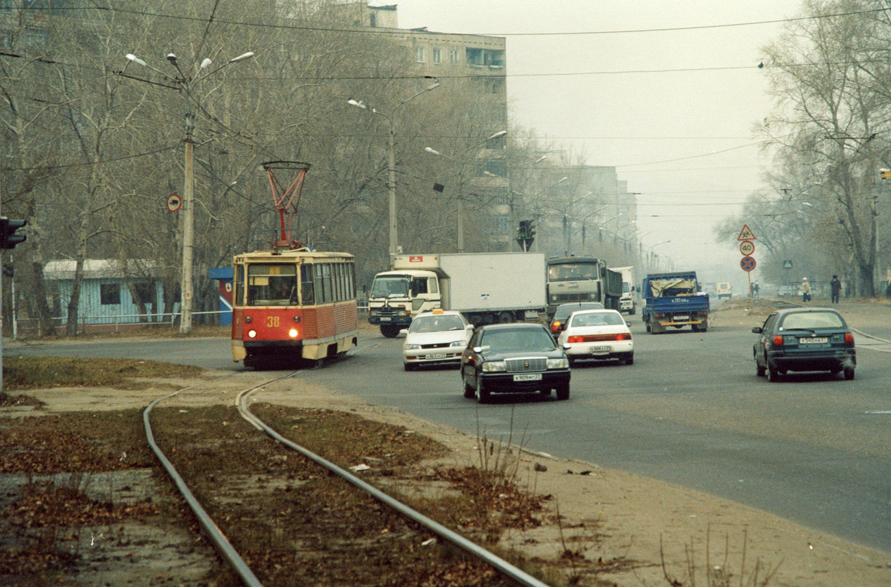 Komsomolsk nad Amurem, 71-605A Nr 38; Komsomolsk nad Amurem — Tramway Lines and Infrastructure