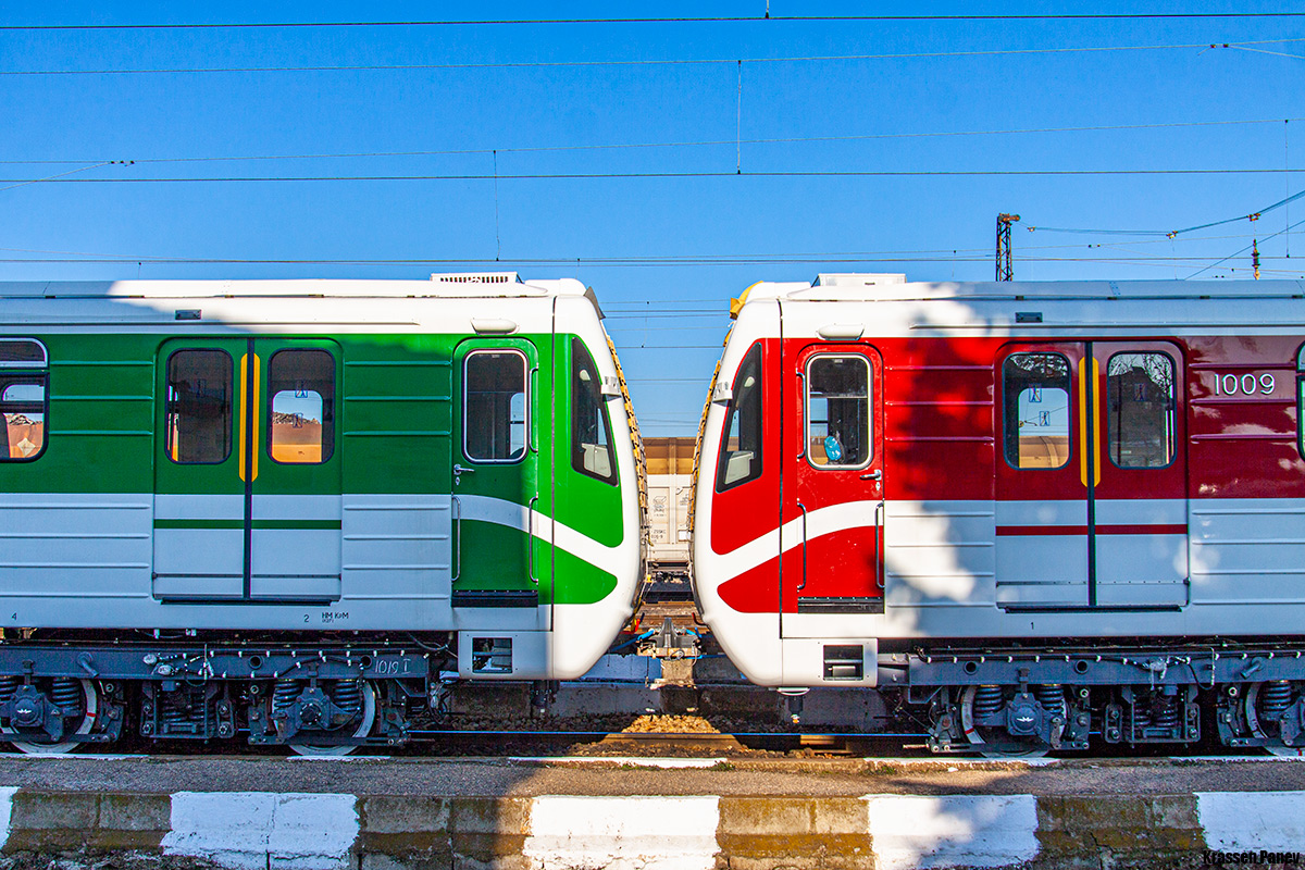 Sofia, 81-717.4K № 1019; Sofia, 81-717.4K № 1009; Sofia — Delivery of the modernized wagons of model 81-717.4K / 714.4K — 2020 — 2021