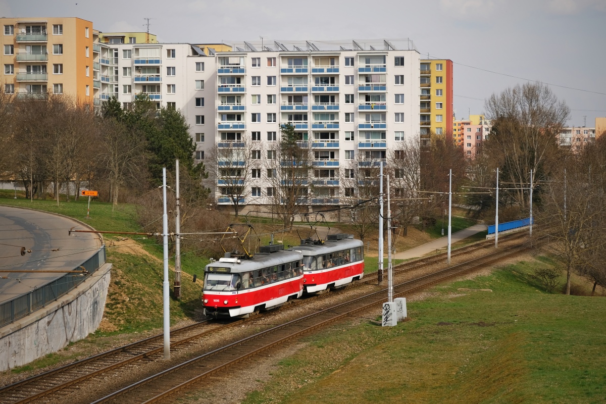 Брно, Tatra T3G № 1606