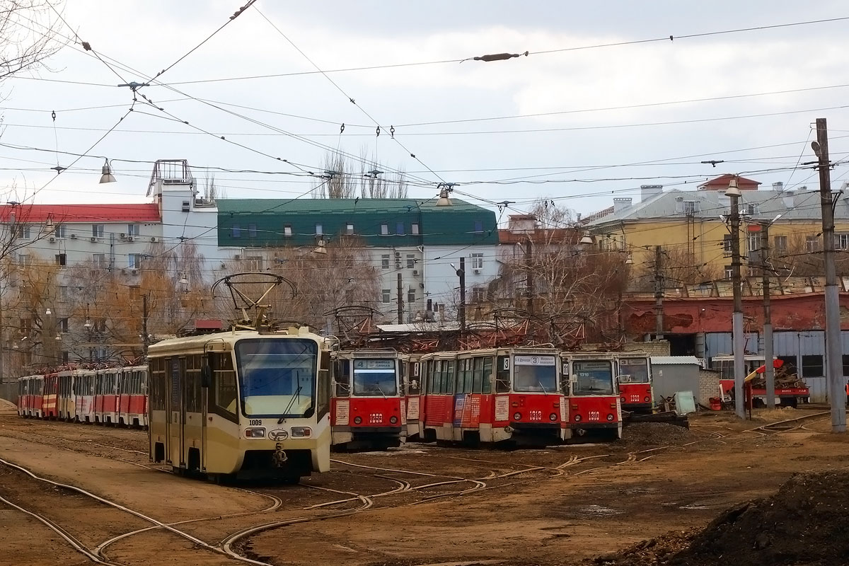 Саратов, 71-619КТ № 1009; Саратов — Кировское трамвайное депо